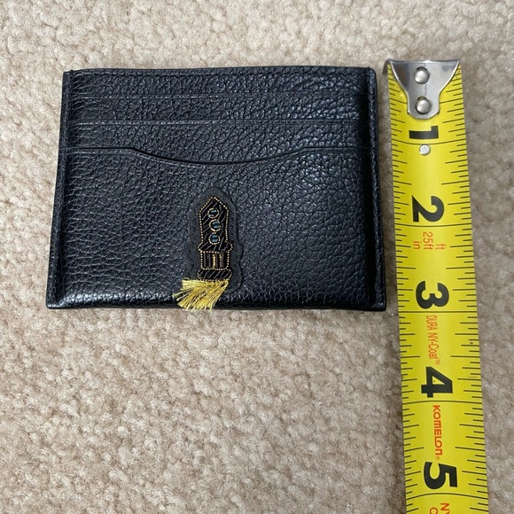 Coach Flat Card Case with Souvenir Embroidery—57736 - Picture 6 of 6